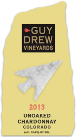 Guy Drew Vineyards Unoaked Chardonnay 2013