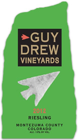 Guy Drew Vineyards Riesling 2012