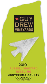 Guy Drew Vineyards Dry Riesling  - Russell Vineyard