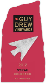 Guy Drew Vineyards Syrah 2012